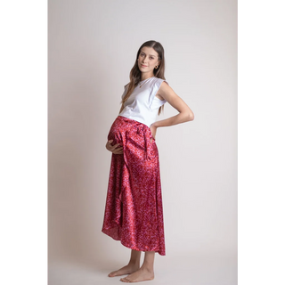 Le Crossed Skirt (Pink/Red) - lebump.mx