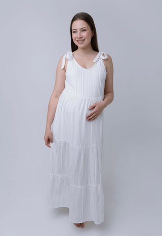 Le New Panel Dress (White)