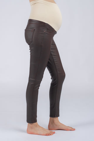 Le Leather Jeans (Brown)