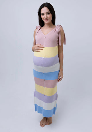 Le Button Dress (Pastels)