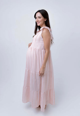 Le New Panel Dress (Pale Pink)