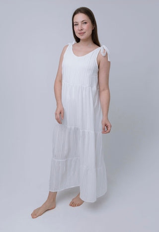Le New Panel Dress (White)