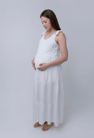 Le New Panel Dress (White)