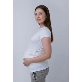 Le Basic Tshirt ″U″ (White) - lebump.mx