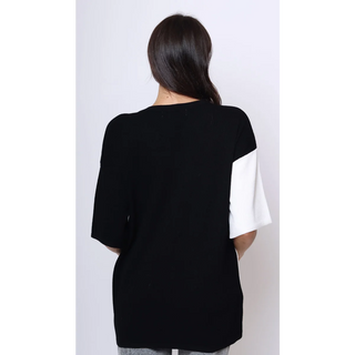 Le Bicolor Top (Black / White) - lebump.mx