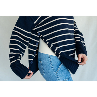 Le Breastfeed Pull (Navy/Raw) - Unitalla / Azul - lebump.mx