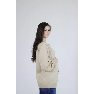 Le Cozy Pull (Ivory) - UNITALLA / Beige - lebump.mx