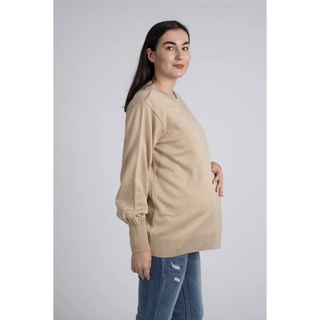 Le Cozy Pull (Ivory) - UNITALLA / Beige - lebump.mx