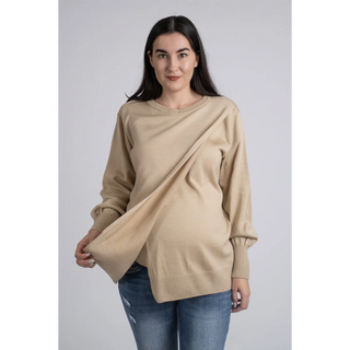 Le Cozy Pull (Ivory) - UNITALLA / Beige - lebump.mx