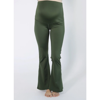 Le Flared Leggings (Olive) - lebump.mx