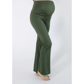 Le Flared Leggings (Olive) - lebump.mx