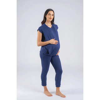 Le Short Sleep Set (Indigo) - lebump.mx