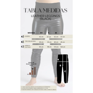 Le Leather Leggings (Black) - lebump.mx