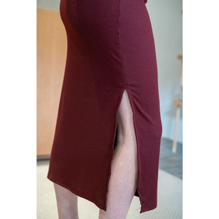 Le Long Sleeve Dress (Wine) - lebump.mx