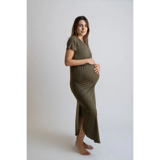 Le Maxi Dress (Olive) - lebump.mx