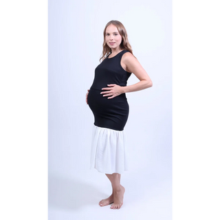 Le Midi Dress (Black / White) - lebump.mx