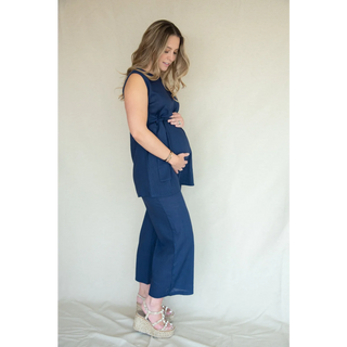 Le Mom Set (Navy Blue) - lebump.mx