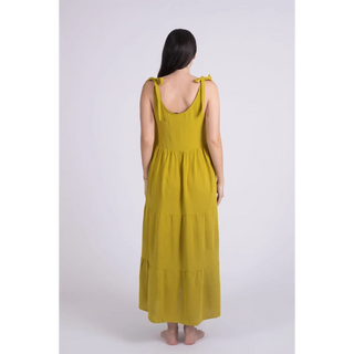 Le Panel Dress (Cyber Lime) - lebump.mx