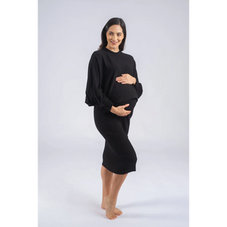 Le Poncho Set (Black) - lebump.mx