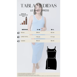 Le Shift Dress (Pale Pink) - Unitalla / Pink - lebump.mx