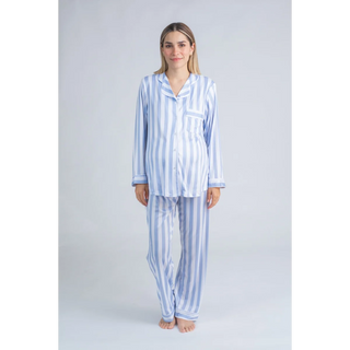 Le Striped Pijama (Blue/ White) - lebump.mx