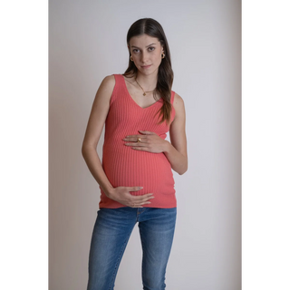 Le Tank Top (Coral) - lebump.mx