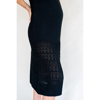 Le Tunic Dress (Black) - UNITALLA / NEGRO - lebump.mx