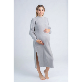 Le Turtle Neck Dress (Gray) - UNITALLA / Gray - lebump.mx